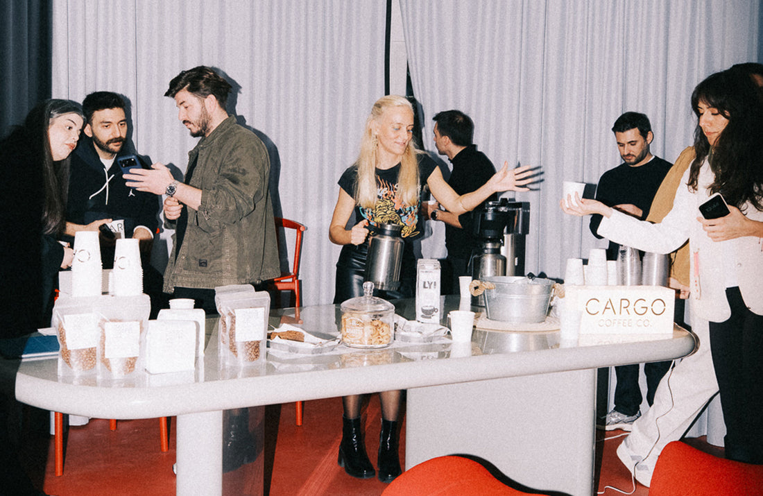 Açılışta Cargo Coffee'yleydik