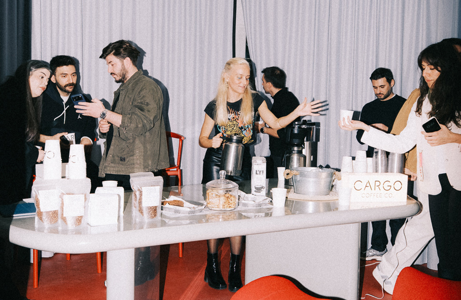 Açılışta Cargo Coffee'yleydik