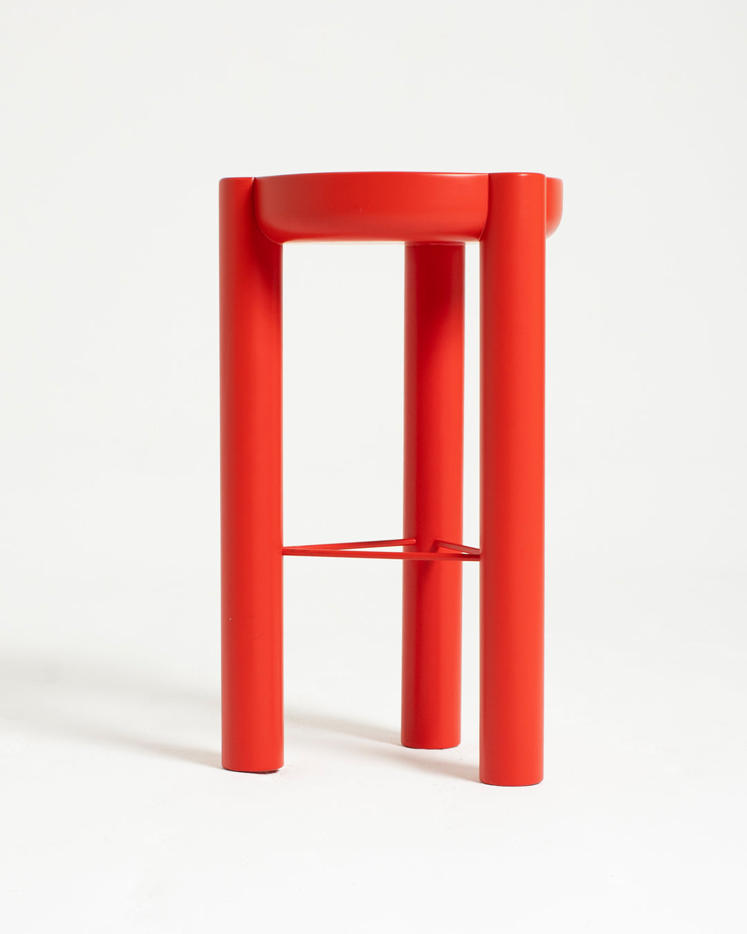 Pillar Bar Stool Red by YET Design Studio